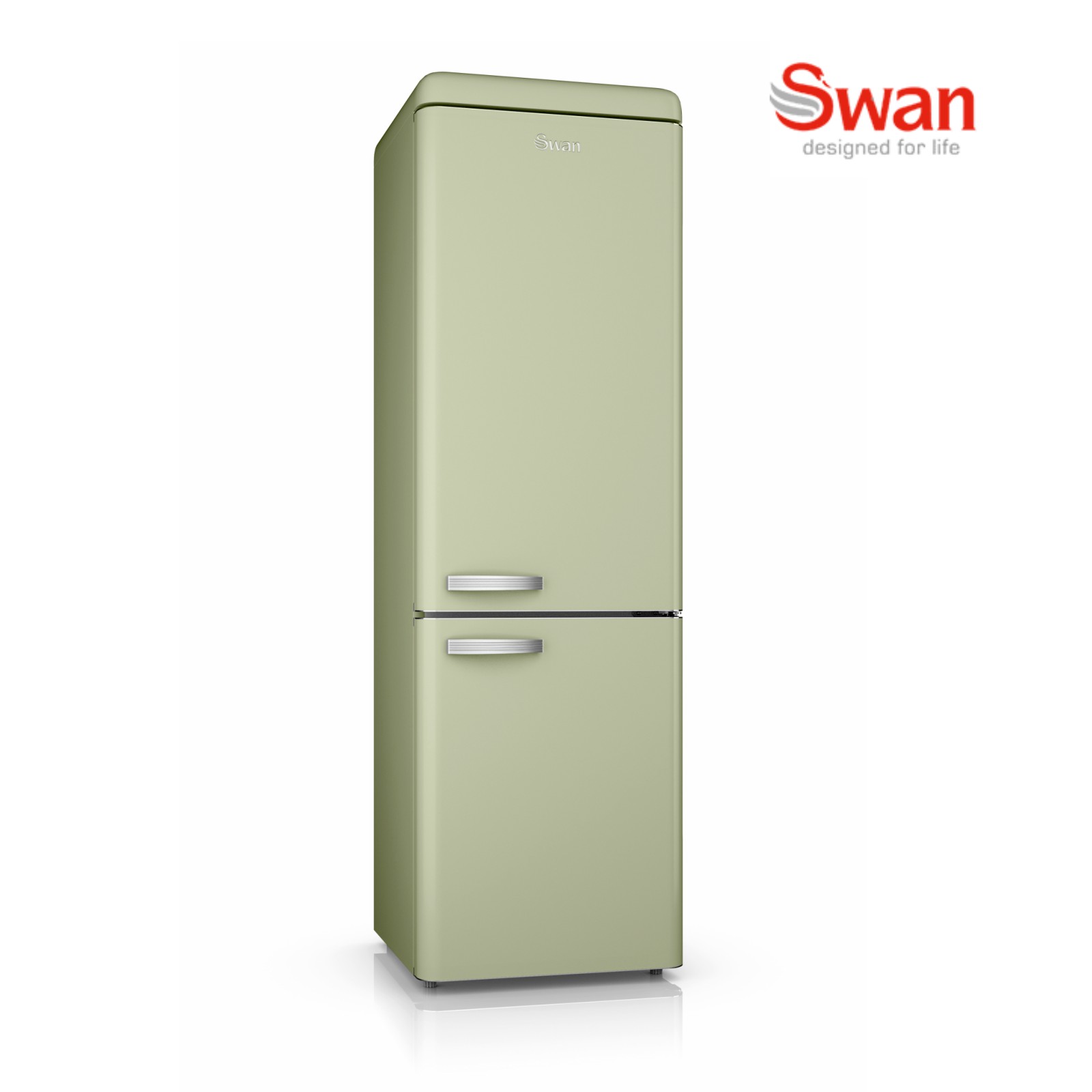 Swan SR11020GN Retro Fridge Freezer – Green