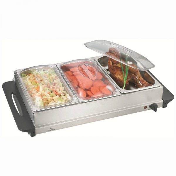 Swan SBS75 Buffet Server with 3 Sections