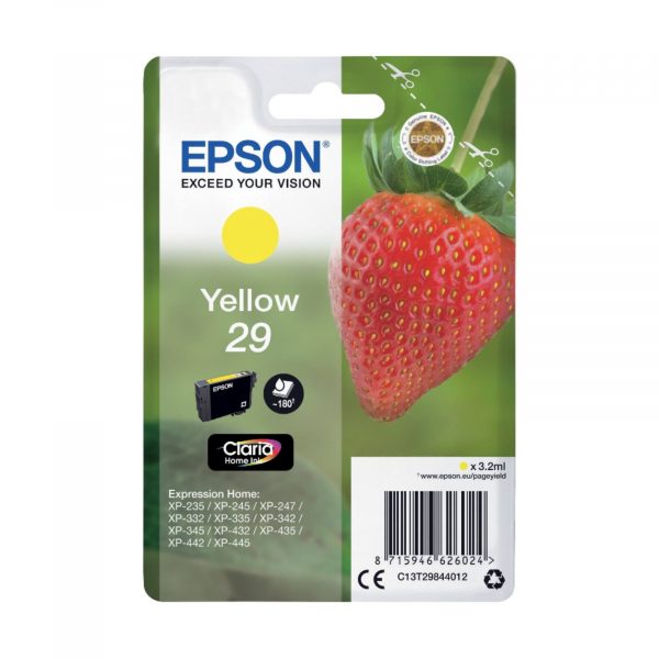 Epson 29 Strawberry Yellow Ink