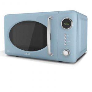 Akai A24006BL Digital Solo Microwave in Blue