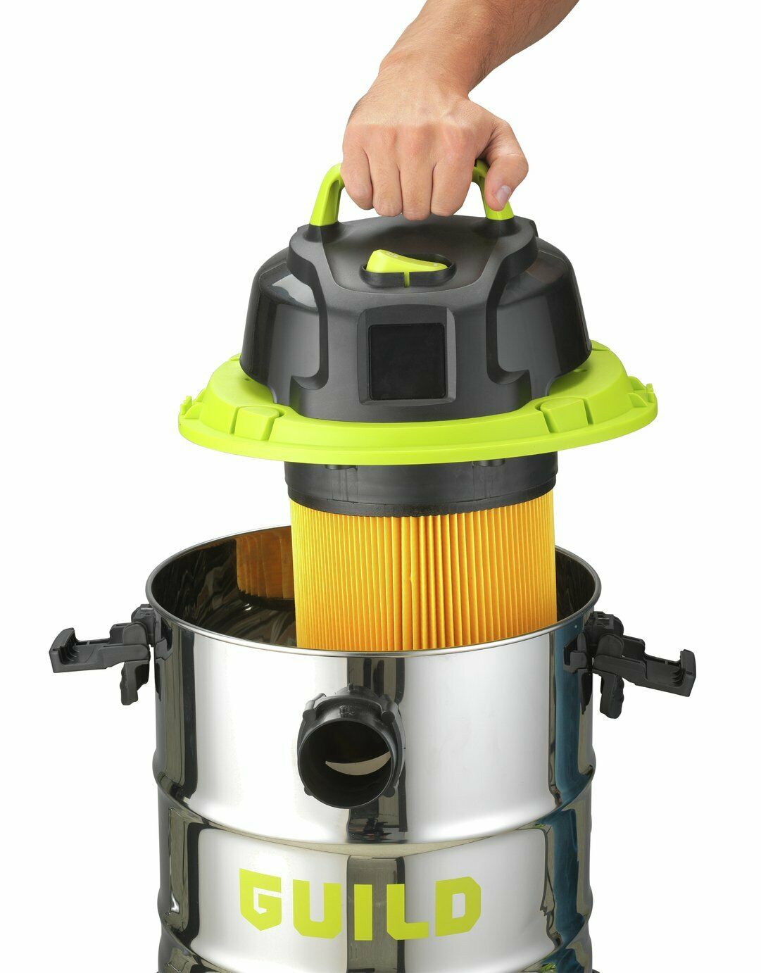 Guild 30L Steel Drum Wet and Dry Vacuum 