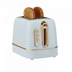 Horizons Toaster – White and Copper – BRAND NEW
