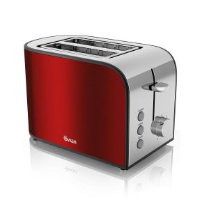 Swan ST17020REDN Townhouse 2 Slice Toaster – Red