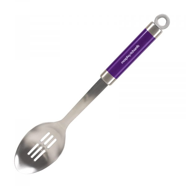 Morphy Richards Slotted Spoon – Plum