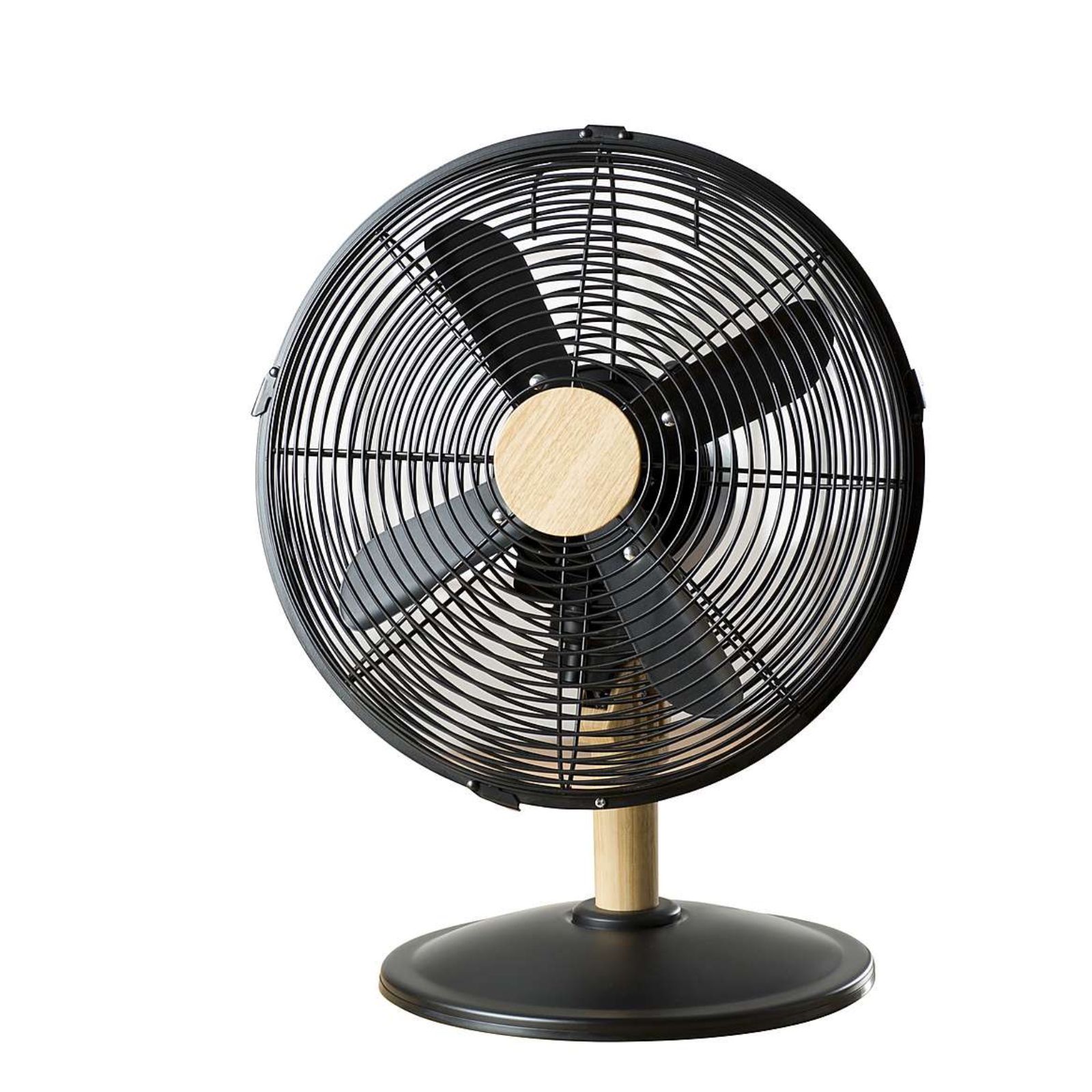 Dunelm 30205667 12 inch Desk Fan Black Kettle and Toaster Man