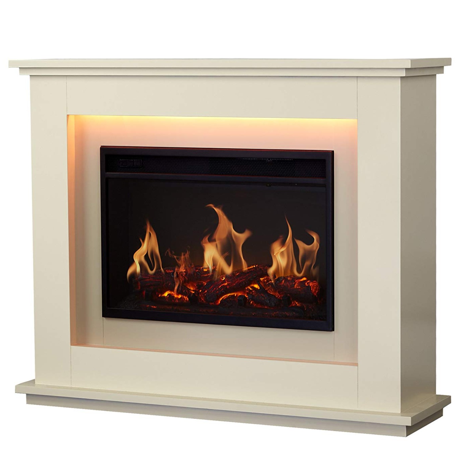 Warmlite WL45036 Washington Fireplace Suite - Ivory - Kettle and Toaster Man