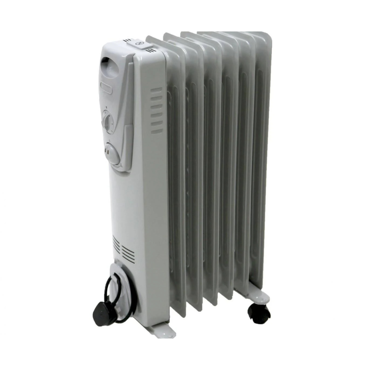 Easy Home BC002E 7 Fin 1500W Oil Filled Radiator - White - Kettle and  Toaster Man