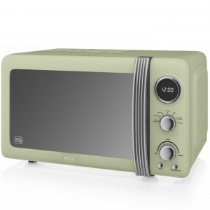 Swan SM22030GN Retro Digital Microwave 20L – Green