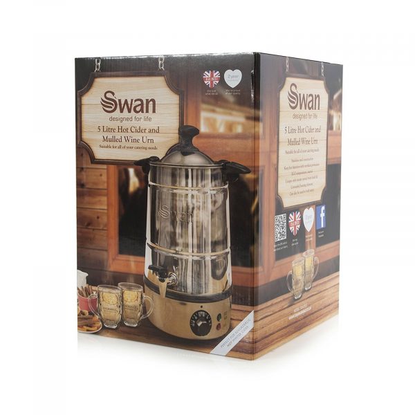Swan SWU5L Mulled Wine Urn 5L Bar/Drinks Equipment