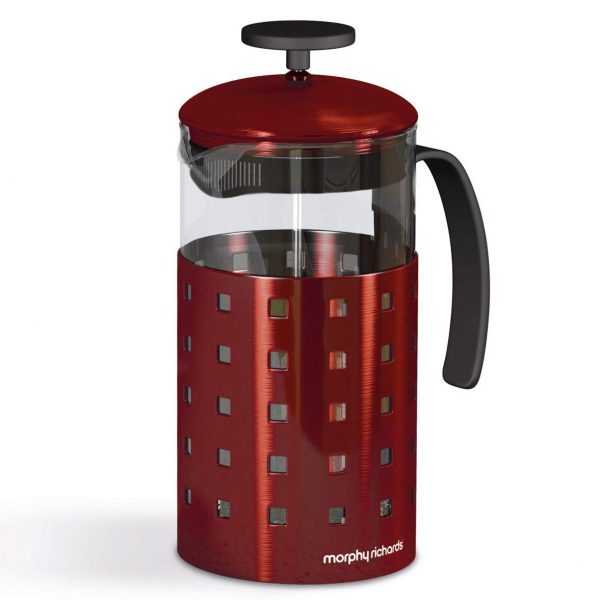 Morphy Richards 46591 Accents Cafetiere 8 Cup 1L – Red