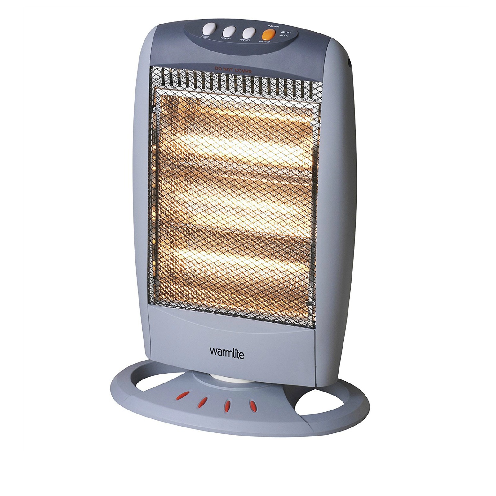 Warmlite WL42005 Halogen Heater 1200W - Grey - Kettle and Toaster Man