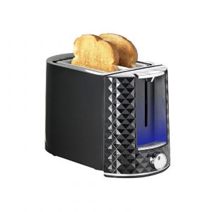 Sainsburys Diamond Style 2 Slice Toaster – Black