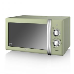 Swan SM22130GN Retro 20L 800W Microwave – Green