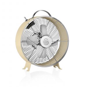 Swan SFA12630CN Retro 8 inch Clock Fan – Cream