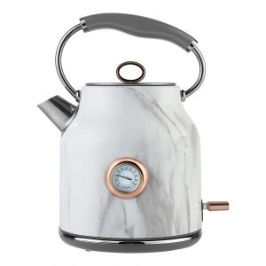 Tower T10020WMRG Rapid Boil Traditional Kettle – Marble / Rose Gold
