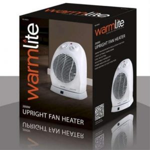 Warmlite WL4403 Upright Fan Heater 2000W – White