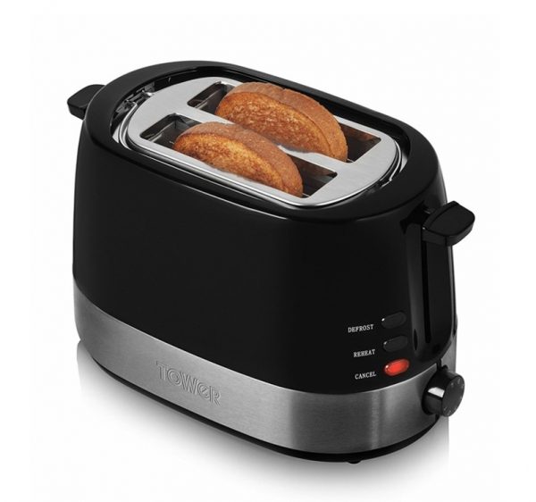 Tower T10003/T20004 Kettle and Toaster Set – Black