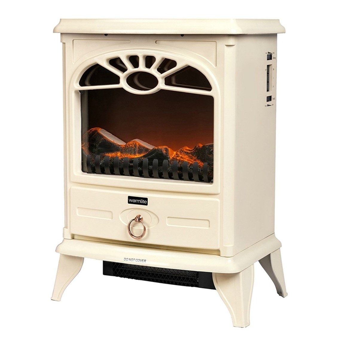Warmlite WL46014C Stove Fire 2000W - Cream - Kettle and Toaster Man