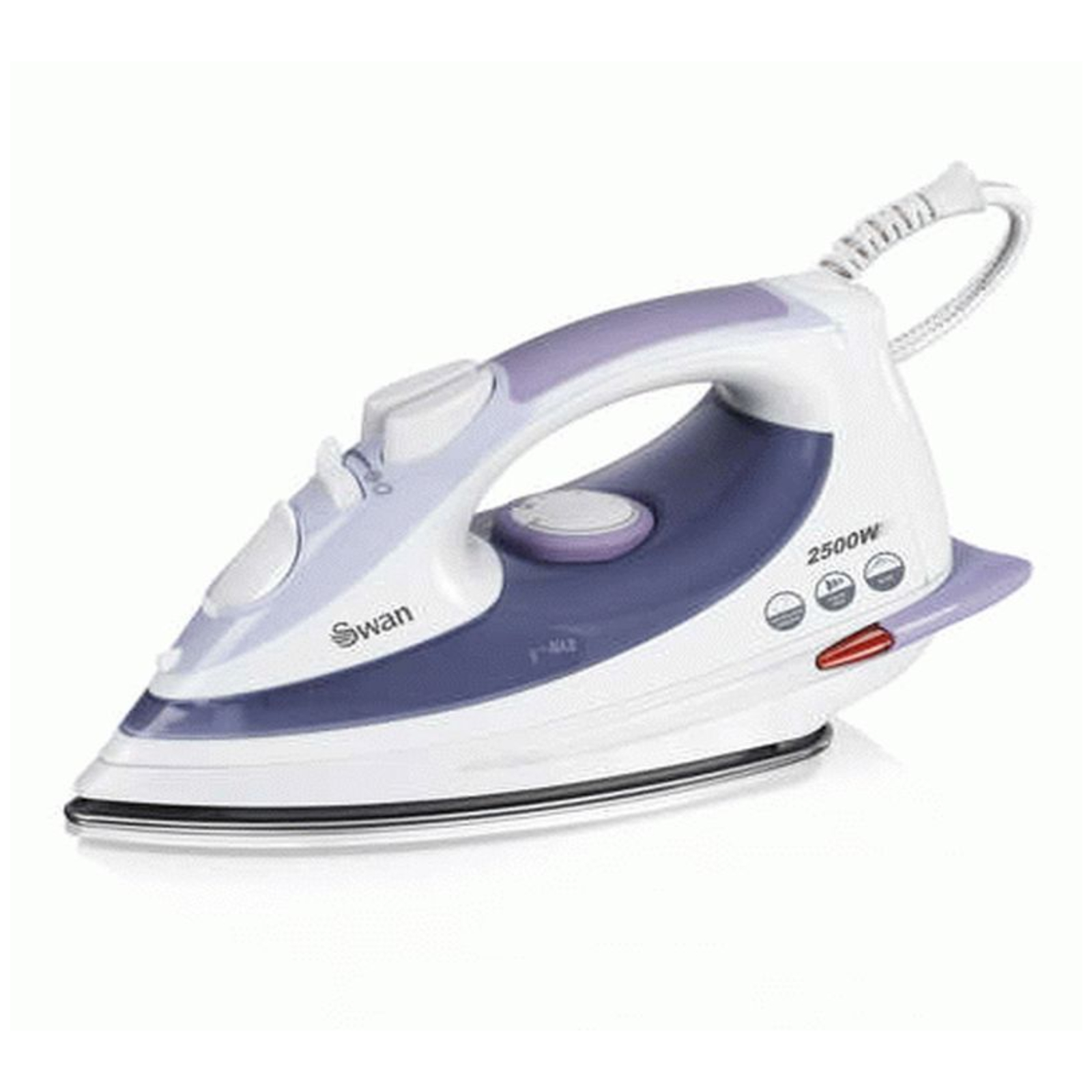 Swan SI4040N 2500W Steam Iron White Grey Kettle and Toaster Man