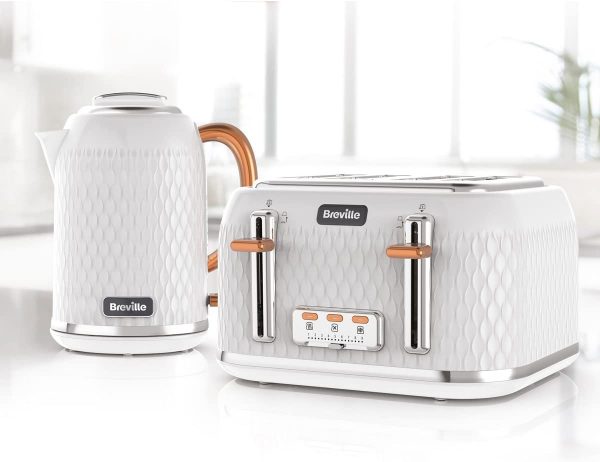 Breville Curve Gloss White and Rose 