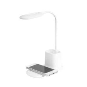 Intempo 3 In 1 Wireless Charging Led Touch Lamp White